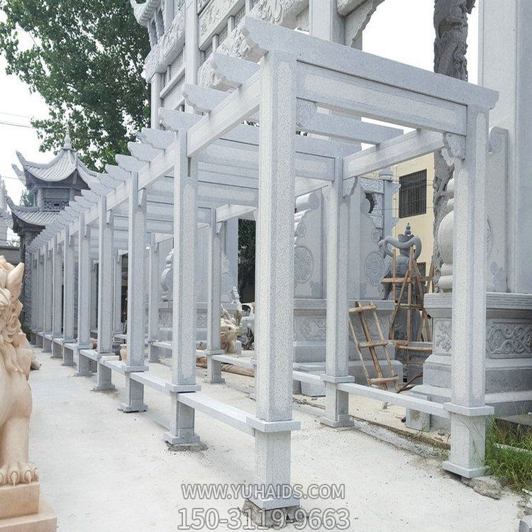 小區(qū)戶外大理石石雕長(zhǎng)廊雕塑