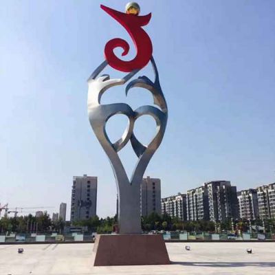戶(hù)外廣場(chǎng)不銹鋼創(chuàng)意園林大型景觀(guān)擺件