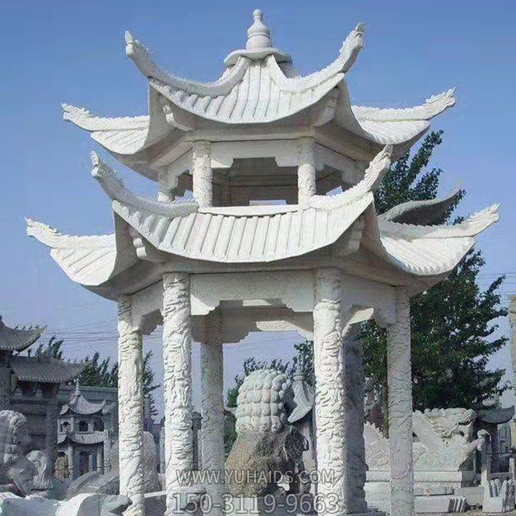 公園戶外大理石石雕雙層中式?jīng)鐾さ袼?>
                                <h2>公園戶外大理石石雕雙層中式?jīng)鐾さ袼?參數(shù)說(shuō)明</h2>
                                                                        <table>
                                      <tr>
                                        <th>產(chǎn)品標(biāo)題</th>
                                        <td>公園戶外大理石石雕雙層中式?jīng)鐾さ袼?/td>
                                      </tr>
                                      <tr>
                                        <th>發(fā)布時(shí)間</th>
                                        <td>2023-06-07 16:51</td>
                                      </tr>
                                      <tr>
                                        <th>價(jià)格</th>
                                        <td><span>電話咨詢</td>
                                      </tr>
                                                                              <tr>
                                          <th>雕刻內(nèi)容</th>
                                          <td>涼亭</td>
                                        </tr>
                                                                              <tr>
                                          <th>應(yīng)用場(chǎng)所</th>
                                          <td>公園</td>
                                        </tr>
                                                                              <tr>
                                          <th>制作材質(zhì)</th>
                                          <td>石雕、大理石、石雕</td>
                                        </tr>
                                                                          </table>
                                <h2>公園戶外大理石石雕雙層中式?jīng)鐾さ袼?詳細(xì)說(shuō)明</h2>
                                <p>玉海雕塑是一家綜合性的雕塑公司，擁有多款公園戶外大理石石雕雙層中式?jīng)鐾さ袼苣Ｐ?，可加工定制多種公園戶外大理石石雕雙層中式?jīng)鐾さ袼?，支持材質(zhì)、樣式、風(fēng)格、尺寸大小等方面的調(diào)整修改定制。我們所加工制作的公園戶外大理石石雕雙層中式?jīng)鐾さ袼苜|(zhì)優(yōu)價(jià)廉，遍布全國(guó)多個(gè)省市地區(qū)，想要了解更多案例圖片，請(qǐng)電話或微信咨詢。材質(zhì)、大小、樣式等都可以按需定制，還可根據(jù)您提供給的公園戶外大理石石雕雙層中式?jīng)鐾さ袼軜訄D進(jìn)行制作！如有相關(guān)需求，歡迎致電（微信同號(hào)）：<span>150-3119-9663</span></p>
                                                                <div   class=