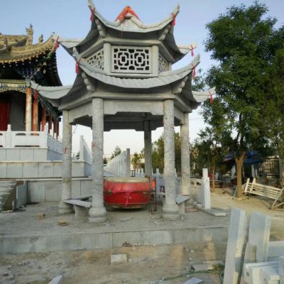 大理石石雕戶(hù)外園林景觀涼亭雕塑