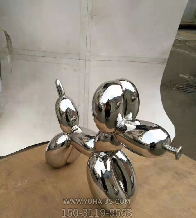 不銹鋼抽象小狗雕塑廣場(chǎng)室外裝飾藝術(shù)景觀(guān)