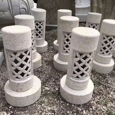 石燈，花崗巖園林石雕燈具