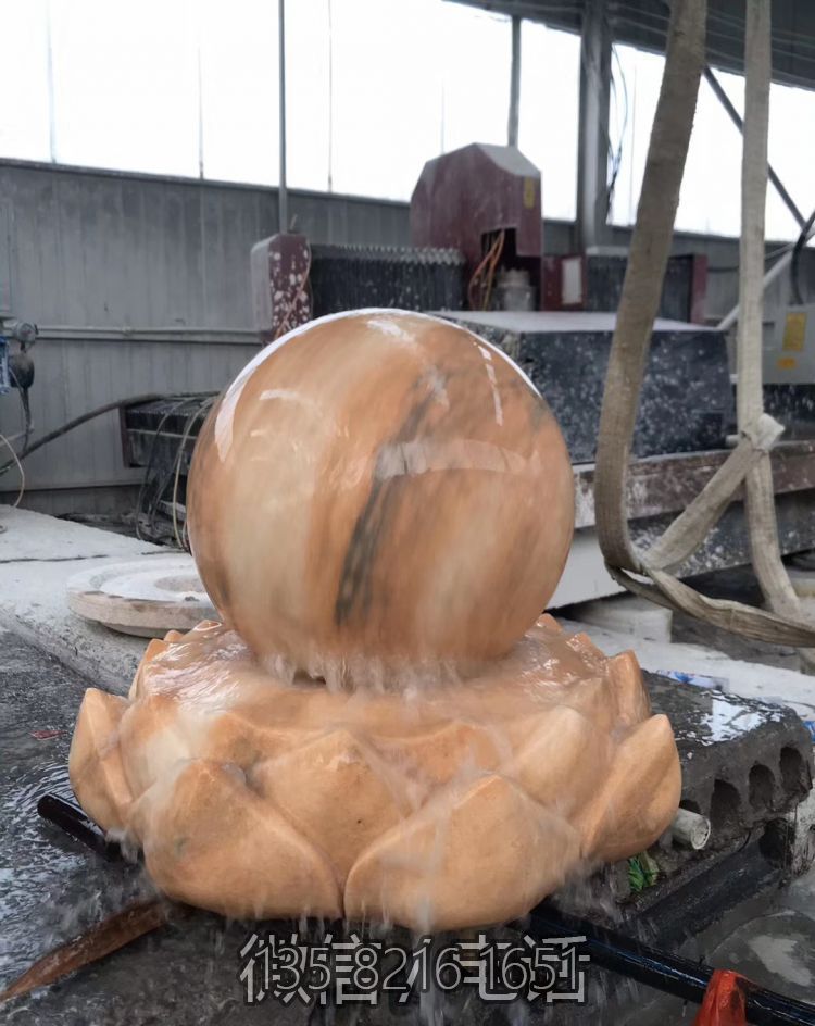 晚霞紅風(fēng)水球石雕