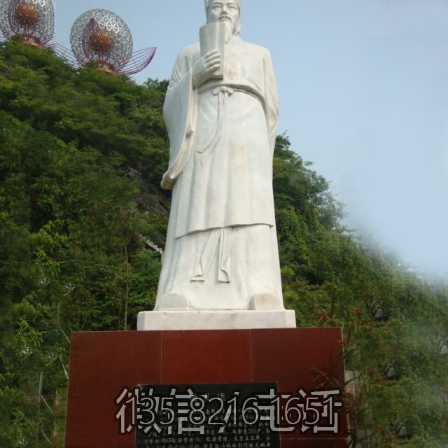 園林歷史人物古代著名文學(xué)家山水詩人謝靈運(yùn)石雕雕塑