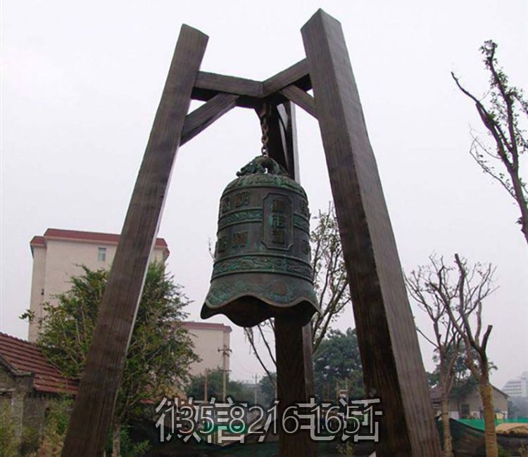廣場(chǎng)銅鐘雕塑