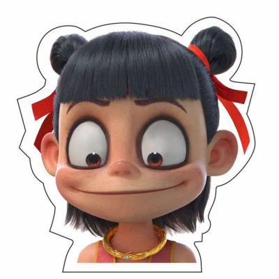 網(wǎng)紅魔童降世哪吒雕塑，樹(shù)脂玻璃鋼卡通人物雕塑