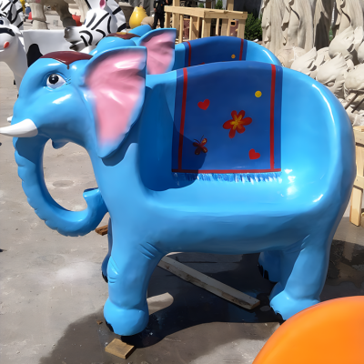 卡通休閑椅玻璃鋼創(chuàng)意小象動(dòng)物座椅商場(chǎng)美陳戶(hù)外擺件