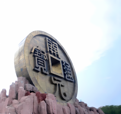 開(kāi)元通寶 大型鍛銅銅錢(qián)雕塑