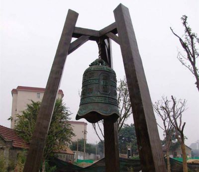 廣場(chǎng)銅鐘雕塑